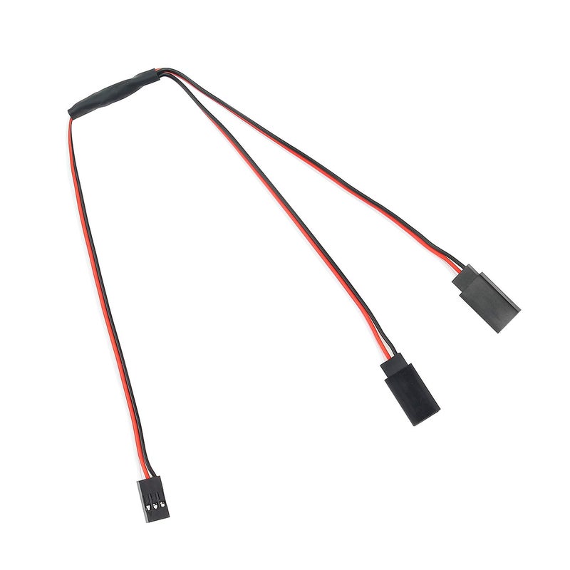 Sutemribor 30cm Remote Control Y Servo Extension Cable, Male to Female (Pack of 5) - Image 5